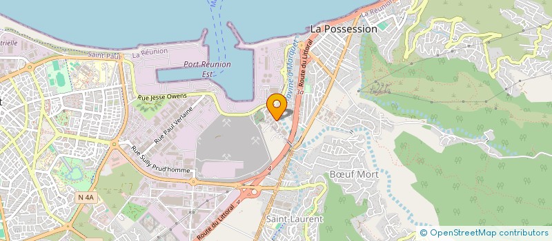 localisation de l'entreprise HOARAU IMMOBILIER à LA POSSESSION