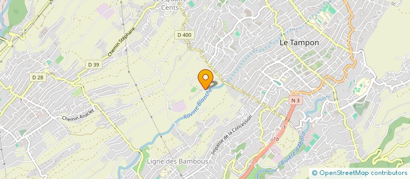 localisation de l'entreprise HOAREAU ET FILS à SAINT-PIERRE