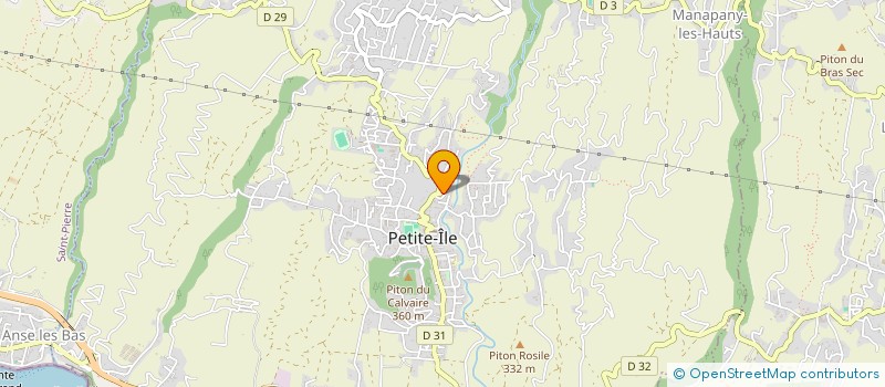 localisation de l'entreprise HOAREAU PERE & FILS à PETITE-ILE