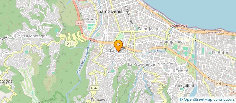 localisation de l'entreprise HOAREAU SARL à SAINT-DENIS
