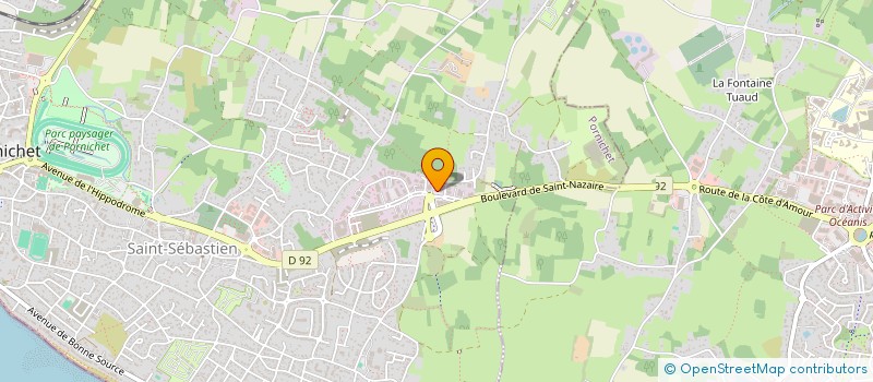 localisation de l'entreprise HOASURF  PORNICHET