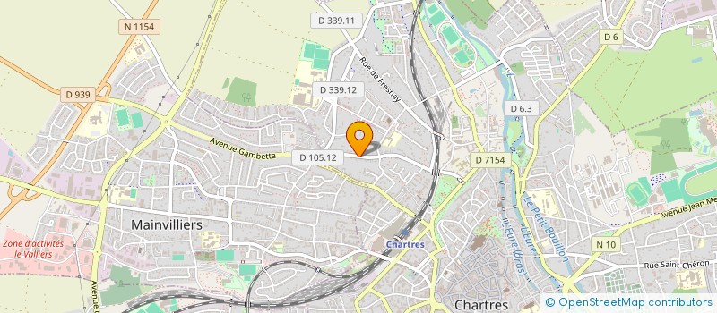 localisation de l'entreprise HOB ASSURANCES à CHARTRES