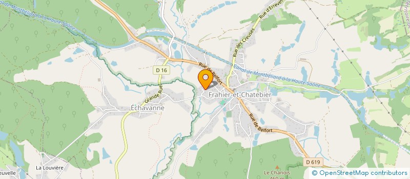 localisation de l'entreprise HOBACHAUR  FRAHIER-ET-CHATEBIER