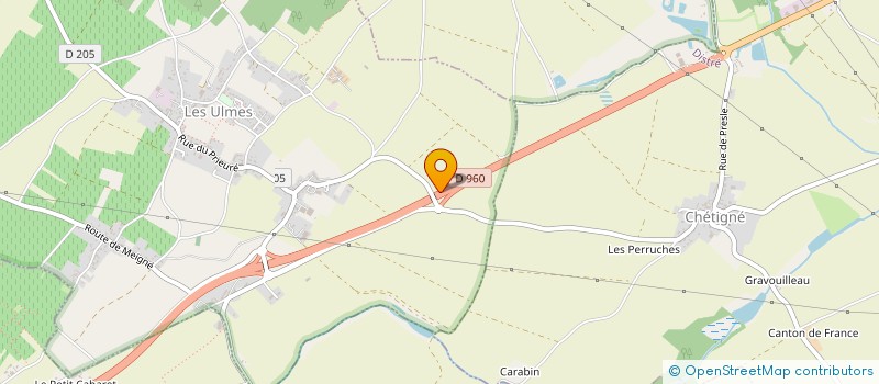 localisation de l'entreprise HOBBIE SPORT CONSEIL  LES ULMES