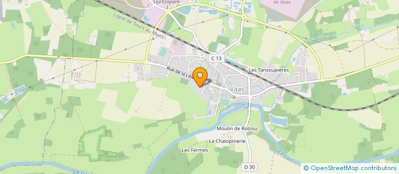 localisation de l'entreprise HOBBY CLUB à VAAS