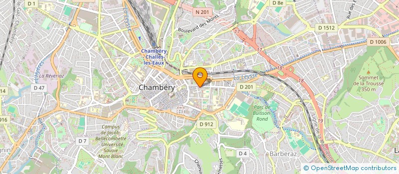 localisation de l'entreprise HOBBY CREATIF à CHAMBERY