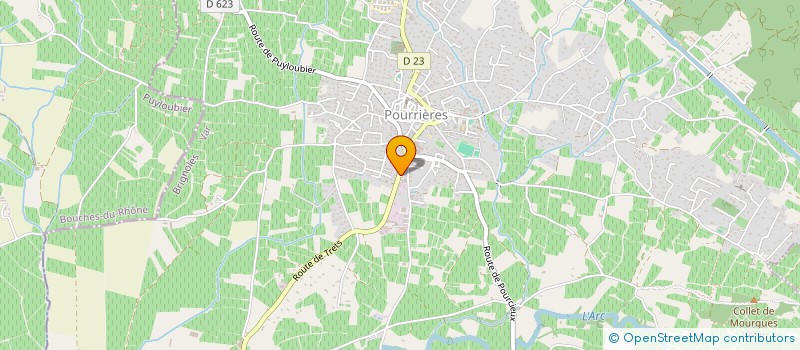 localisation de l'entreprise HOBBY-FRANCE-MAQUETTES  POURRIERES