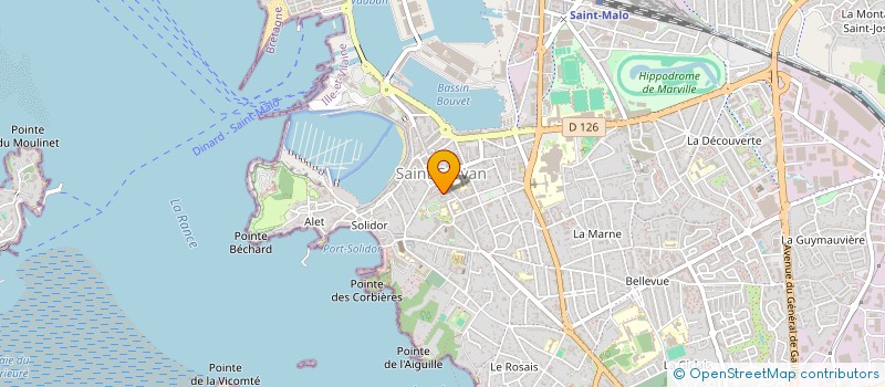 localisation de l'entreprise HOBBY ONE  SAINT-MALO