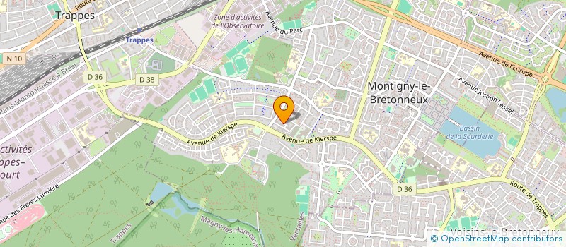 localisation de l'entreprise HOBBY ONE à MONTIGNY-LE-BRETONNEUX