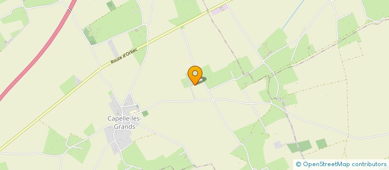 localisation de l'entreprise HOBBY ONE  CAPELLE LES GRANDS