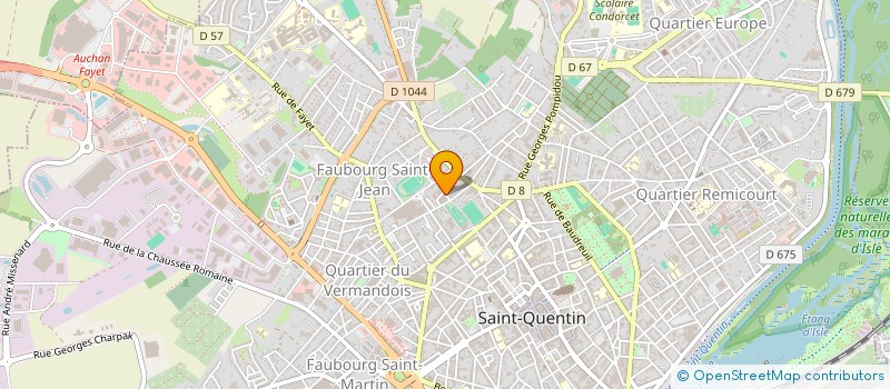 localisation de l'entreprise HOBBY'S CLUB à SAINT-QUENTIN