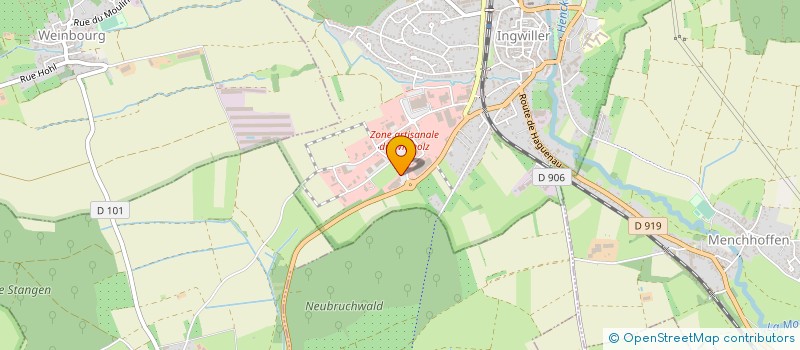 localisation de l'entreprise HOBECOM  DOSSENHEIM-SUR-ZINSEL