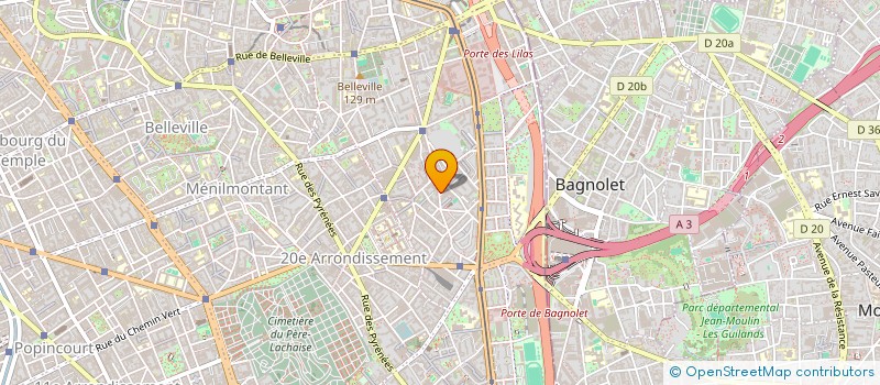 localisation de l'entreprise HOBEG  PARIS