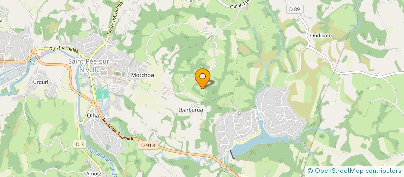 localisation de l'entreprise HOBETU à SAINT-PEE-SUR-NIVELLE