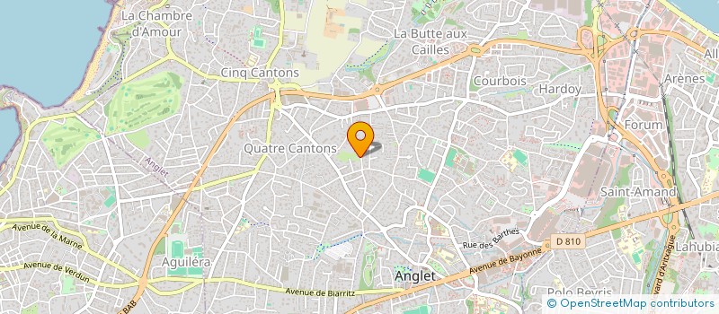 localisation de l'entreprise HOBETU  ANGLET