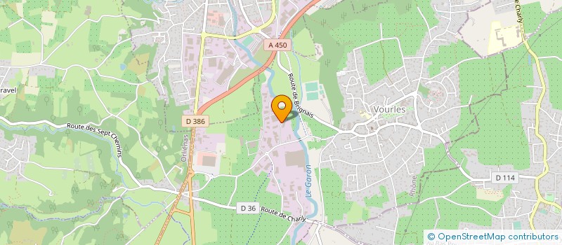 localisation de l'entreprise HOBI à VOURLES