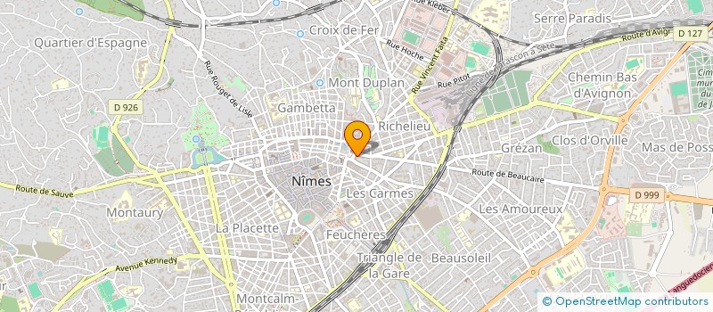 localisation de l'entreprise HOBO  NIMES