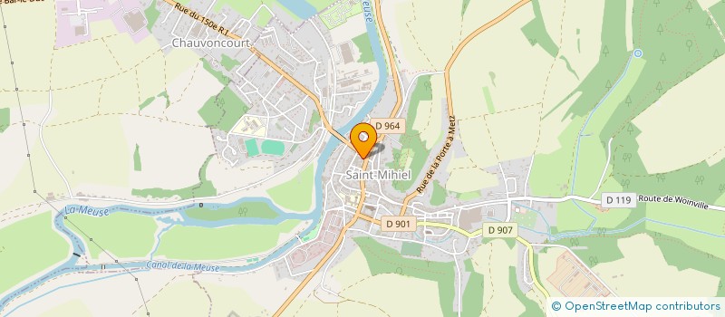 localisation de l'entreprise HOBO  SAINT-MIHIEL