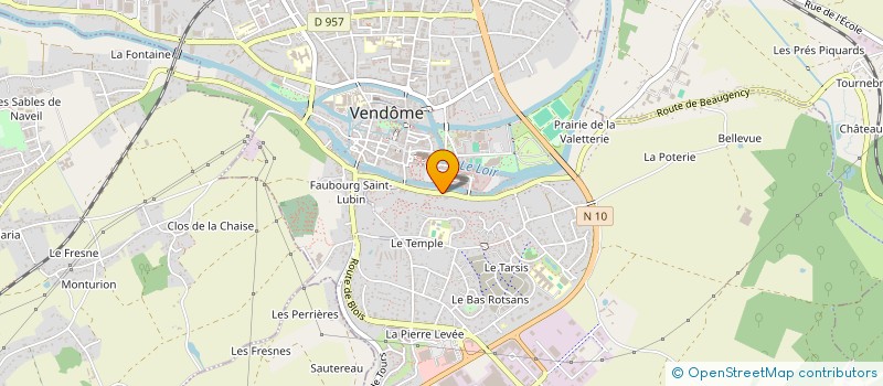 localisation de l'entreprise HOBOH  VENDOME