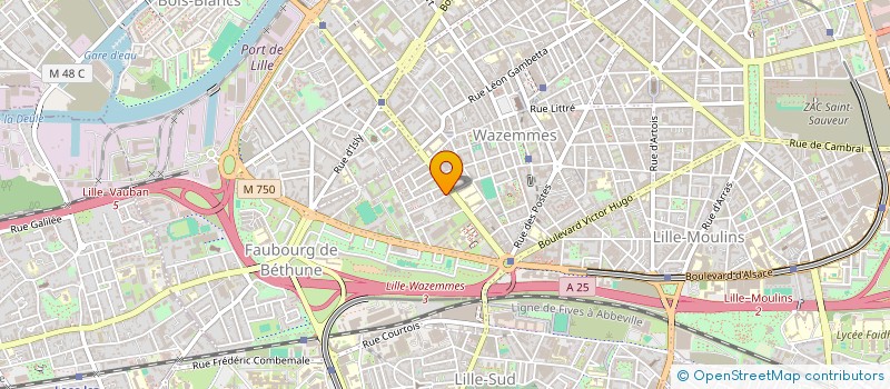 localisation de l'entreprise HOBOLABO à LILLE