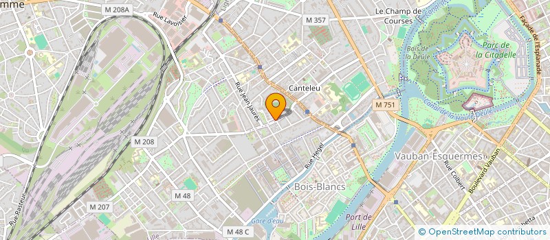 localisation de l'entreprise HOC à LILLE