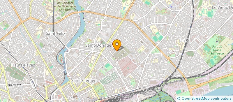 localisation de l'entreprise HOC à NANTES