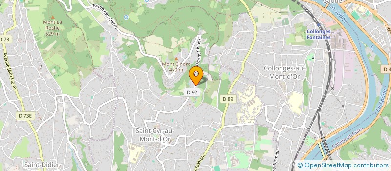 localisation de l'entreprise HOCA  SAINT-CYR-AU-MONT-D'OR