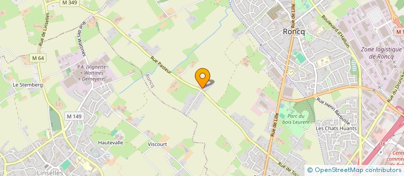 localisation de l'entreprise HOCA à RONCQ