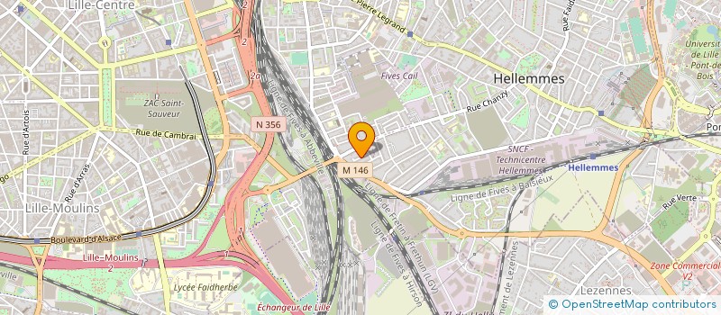localisation de l'entreprise HOCHART FRERES à LILLE