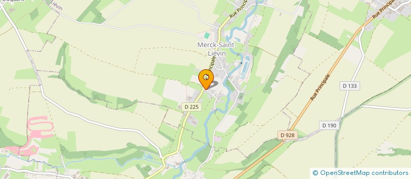 localisation de l'entreprise HOCHART MICHEL  SAINT MARTIN D'HARDINGHEM