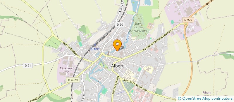localisation de l'entreprise HOCHE à AMIENS