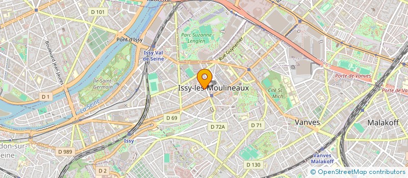 localisation de l'entreprise HOCHE AUTO ECOLE à ISSY-LES-MOULINEAUX