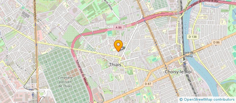 localisation de l'entreprise HOCHE IMMO à THIAIS