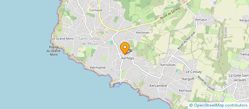 localisation de l'entreprise HOCHE JOUAULT  SAINT-GILDAS-DE-RHUYS