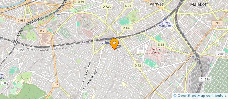 localisation de l'entreprise HOCHE KLEBER à CLAMART