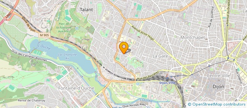 localisation de l'entreprise HOCHE TB à DIJON