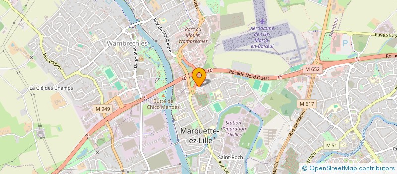 localisation de l'entreprise HOCHEDEZ  WAMBRECHIES