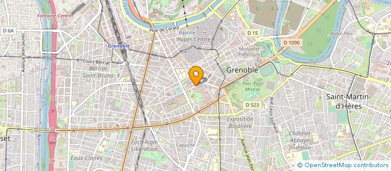 localisation de l'entreprise HOCHEDIS à GRENOBLE