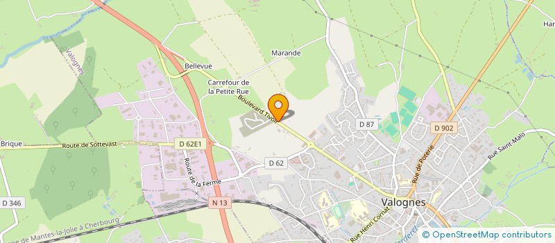 localisation de l'entreprise HOCHET RENOVATION à VALOGNES