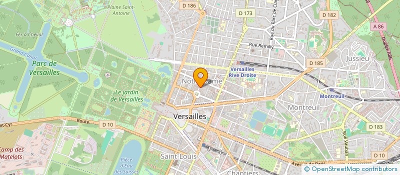 localisation de l'entreprise HOCHLEX à VERSAILLES