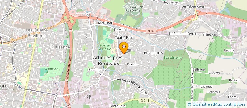 localisation de l'entreprise HOCKARD KRIMI  ARTIGUES-PRES-BORDEAUX