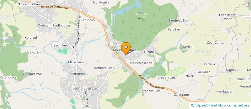 localisation de l'entreprise HOCKEY CLUB 29  SAINT-EVARZEC