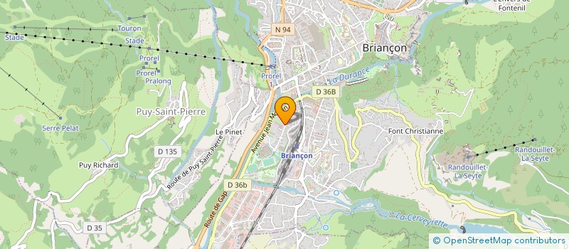 localisation de l'entreprise HOCKEY CLUB BRIANCON à BRIANCON