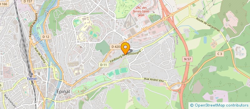 localisation de l'entreprise HOCKEY CLUB D'EPINAL à EPINAL