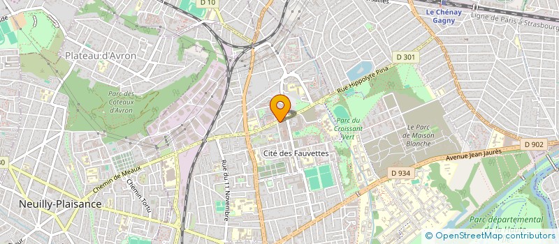 localisation de l'entreprise HOCKEY CLUB DE NEUILLY SUR MARNE à NEUILLY-SUR-MARNE