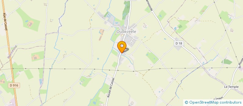 localisation de l'entreprise HOCKEY CLUB DE STEENVOORDE à OUDEZEELE