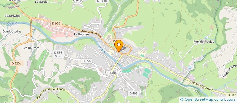 localisation de l'entreprise HOCKEY CLUB ESPALIONNAIS  ESPALION