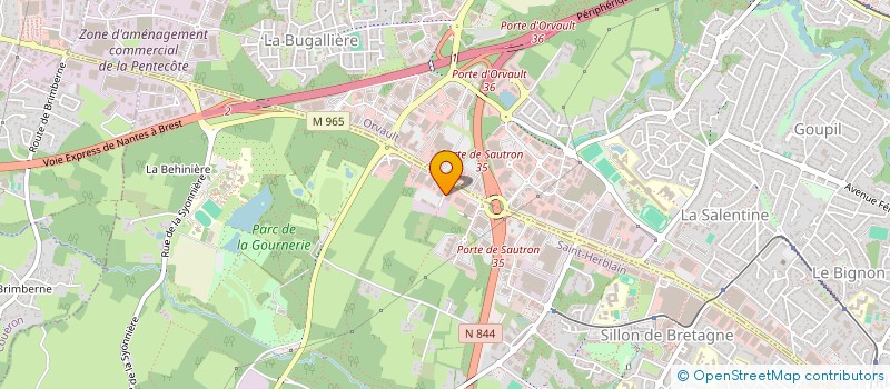 localisation de l'entreprise HOCKEY PRO NANTES  SAINT-HERBLAIN