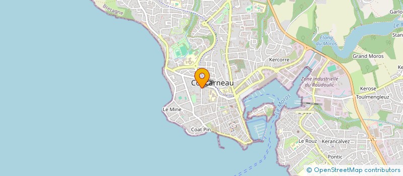 localisation de l'entreprise HOCKEY SUBAQUATIQUE CONCARNEAU  CONCARNEAU