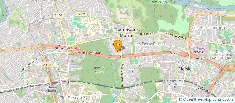 localisation de l'entreprise HOCKEYSUB CHELLES  CHAMPS-SUR-MARNE